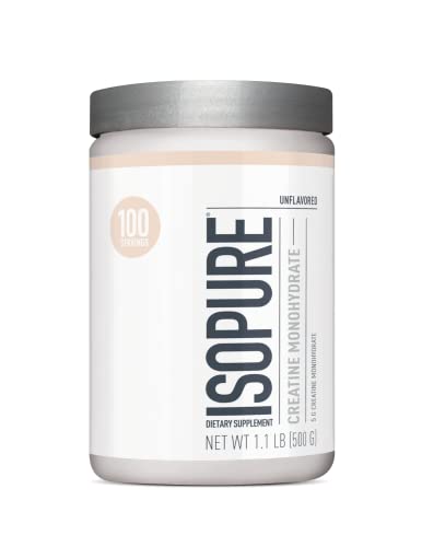 31dMH8GWZnL.jpg Isopure Unflavored Creatine Monohydrate Powder 500g (Packaging May Vary) - Image 1