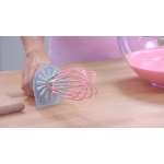 Whisk Wiper - Wipe a Whisk Easily - Multipurpose Kitchen Tool Made In USA - Includes 11" Stainless-Steel Whisk - Cool Baking Gadget, A Great Gift For Men & Women (2pc Whisk Wiper Set, Clear) - Image 8