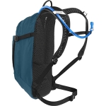 CamelBak M.U.L.E. 12 Mountain Biking Hydration Pack - Easy Refilling Hydration Backpack - Magnetic Tube Trap 100oz, Moroccan Blue/Black - Image 10