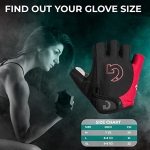 GEARONIC Cycling Gloves Anti-Slip Mountain Bike Gloves For Men Breathable Foam Padded Biking Gloves Shock Absorbing MTB Bicycle Gloves Half/Full Finger Guantes (Gray, Large) - Image 7