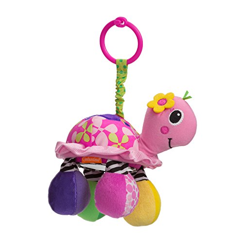 41K5RRGEp9L.jpg Infantino Sparkle Topsy Turtle Mirror Pal - Image 1