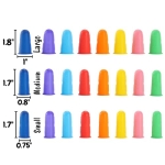 Mr. Pen- Hot Glue Gun Finger Protectors, 24 pcs, Silicone Finger Protectors, Finger Protectors, Finger Protectors for Hot Glue, Silicone Thimble, Hot Glue Finger Protectors, Finger Guard - Image 8