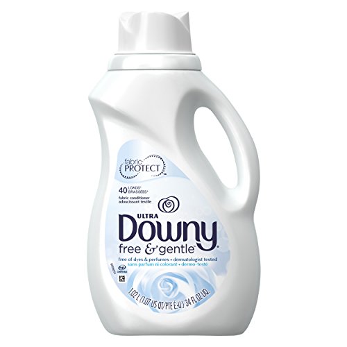 41RSAr30-CL.jpg Downy Ultra Liquid Fabric Conditioner, Free & Gentle , 34 Fl oz - Image 1