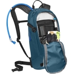 CamelBak M.U.L.E. 12 Mountain Biking Hydration Pack - Easy Refilling Hydration Backpack - Magnetic Tube Trap 100oz, Moroccan Blue/Black - Image 6