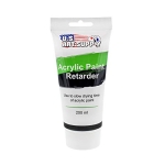 U.S. Art Supply Acrylic Retarder Acrylic Medium, 200ml Tube (6.7 Ounces) - Mixed with Color gives you longer Working Times
