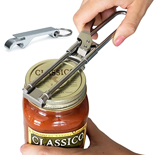 41lkVboZ6bL.jpg Oleex Jar Opener for Weak Hands with Keychain Bottle Cap Opener. Easy Jar Opener for Seniors with Arthritis or Kids Jar Openers. Jar Gripper Tight Lid Opener and Bottle Opener Kitchen Gadgets - Image 1