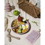 Hippypotamus Toddler Plates with Suction - Baby Plates - 100% Food-Grade Silicone Divided Plates - BPA Free - Dishwasher Safe - Set of 3 (Pink/Mint/Lavender) - Image 9