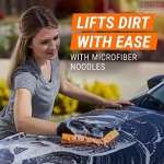 Armor All Microfiber Car Wash Mitt, Car Wash Glove for Clean Cars, Trucks, Motorcycles, 2 Each - Image 4