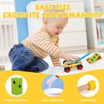 Bravmate Kids Tool Set, Pretend Play Toddler Wooden Tool Toys with Tool Box, Educational DIY STEM Toys for Boys and Girls Age 3, 4, 5 and Up (37 Pieces) - Image 5