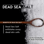 O Naturals Activated Charcoal Mens Body Scrub, Dead Sea Salt Scrub for Men, Anti-Aging Mens Skin Care, Charcoal Natural Body Exfoliating Scrub, Mens Face Scrub, Hand scrub & Body Polish 18oz - Image 4