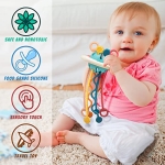 Baby Toys 6 to 12-18 Months,Montessori Toys for 1 Year Old,Sensory Toys for Toddlers,Pull String Activity Motor Skills for Travel,Infants Toys for 1 Year Old,for Babies Girls Boys Gifts - Image 5