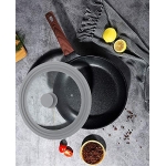 TOPULORS Universal Lid for Pots, Pans and Skillets, Tempered Glass with Silicone Rim Fits All 9 to 11 Inch Diameter Cookware, Frying Pan Cover, Replacement Lid, Dishwasher Safe, Grey - Image 6